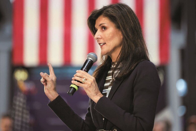 世代交代を訴えるヘイリーの声は届くか SCOTT MORGANーREUTERS