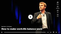 ワーク・ライフ・バランスに関する1つの重要な指摘／address（対処する）