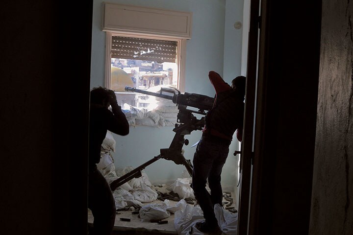 アレッポの市街戦（2015年1月） Mahmoud Hebbo-REUTERS