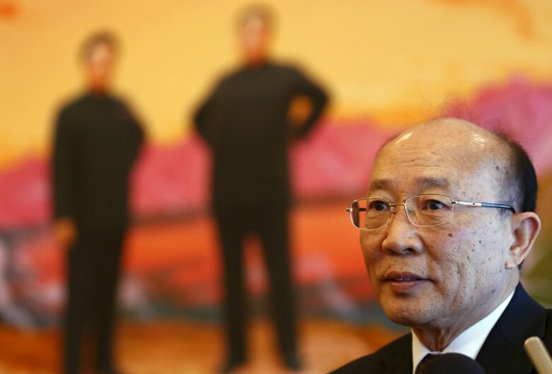 ４月１日、北朝鮮の徐世平・ジュネーブ国連代表部大使は、核や弾道ミサイルの実験を続けていくと述べた。写真はジュネーブで２０１４年２月撮影（２０１６年　ロイター／Denis Balibouse/Files）