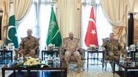 サウジ・パキスタン・トルコ、各軍最高司令官が協力強化巡り協議