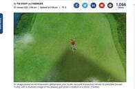 イラン最高指導者ハメネイ師関連サイト、トランプをドローンが狙う画像掲載