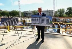 トランプ氏のホワイトハウス宴会場建設計画、米地裁が差し止め
