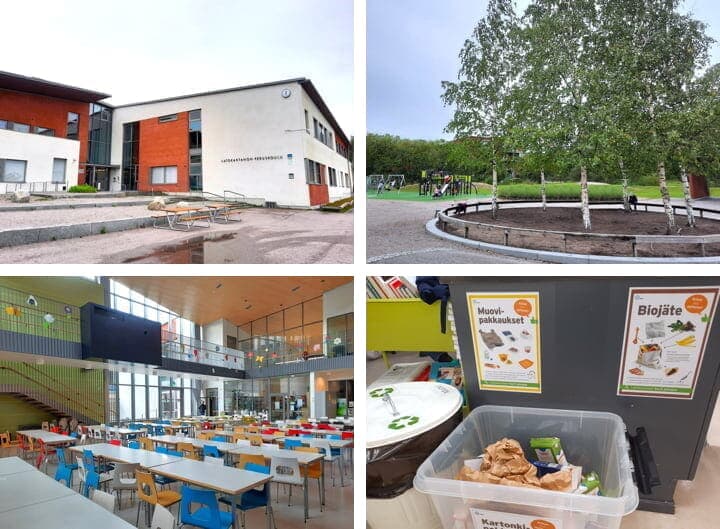 ヘルシンキ東部のラトカルタノ総合学校