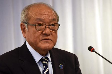 　８月６日、鈴木俊一財務相は、金融市場で「株価が大きく変動している」との認識を示した。現状を冷静に判断するとともに「日銀とも連携しつつ、経済財政運営に万全を期す」との考えも述べた。写真はリオデジャネイロで２６日撮影（２０２４年　ロイター／Tita Barros）