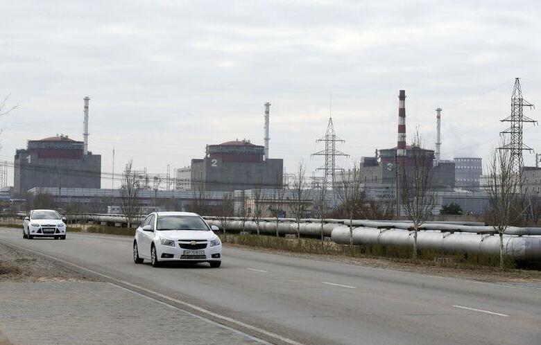ザポリージャ原子力発電所で２０１３年４月撮影（２０２２年　ロイター）