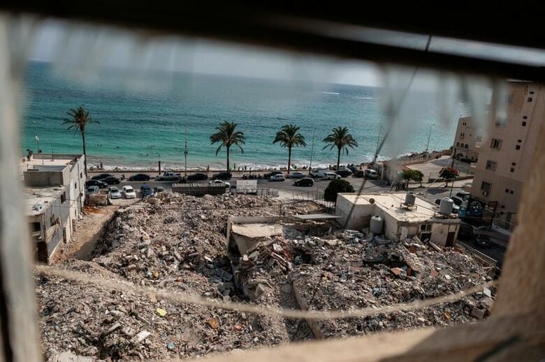 ７月５日、レバノン南部のティールで撮影　 REUTERS/Zohra Bensemra