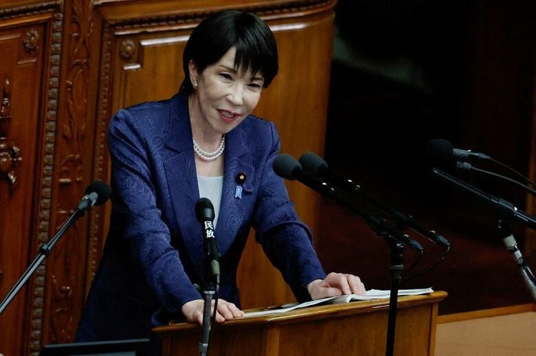 写真は高市早苗首相。2026年10月5日、都内にある国会で撮影。REUTERS/Kim Kyung-Hoon