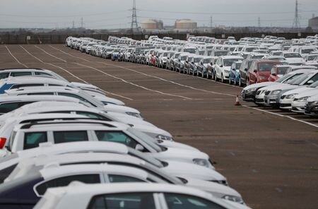 英自動車工業会（ＳＭＭＴ）が２５日発表した１０月の自動車生産台数は、前年比７．４％増加して６万９５２４台だった。資料写真、２０１７年１０月撮影（２０２２年　ロイター／Peter Nicholls）