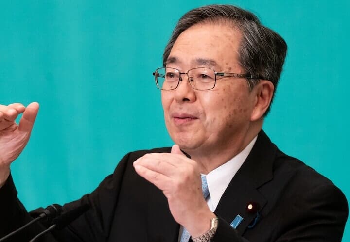 公明党の斉藤代表（2025年7月）　POOLーZUMA Press WireーReuters