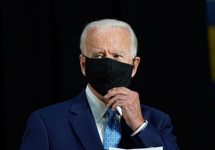 バイデンの心配な点は何と言っても経済　Kevin Lamarque-REUTERS