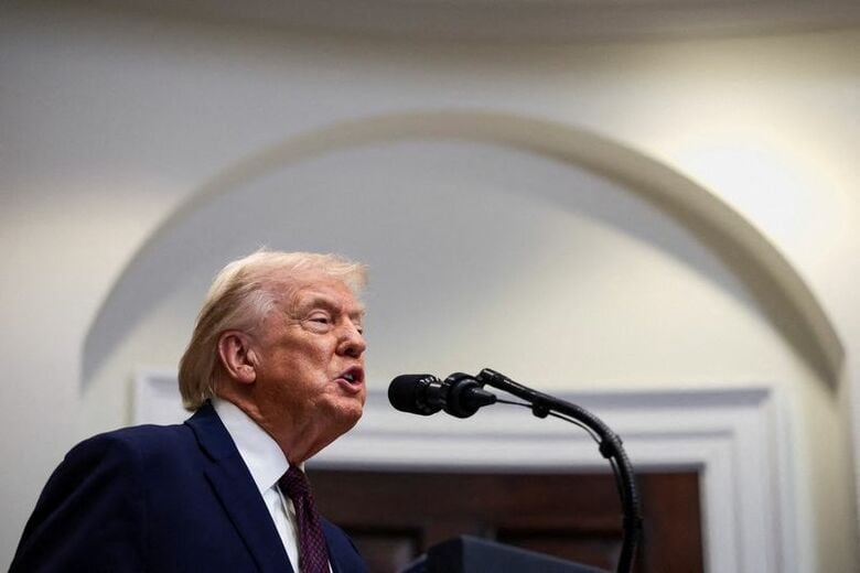 トランプ米大統領。昨年１２月、ホワイトハウスで撮影。REUTERS/Evelyn Hockstein
