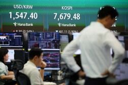 ソウル株一時9％急落、サーキットブレーカー発動　米利上げ警戒