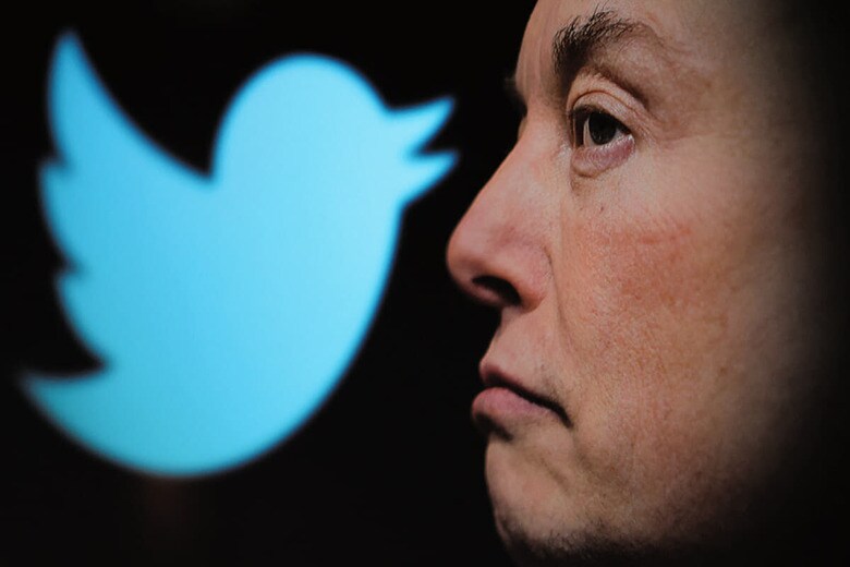「言論の自由絶対主義者」のマスクはツイッターをどうする？　PHOTO ILLUSTRATION BY DADO RUVICｰREUTERS