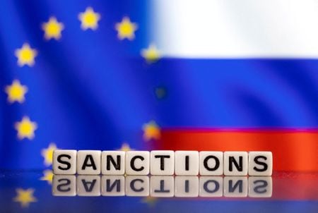 　７月２４日、欧州連合（ＥＵ）諸国が、ロシア中央銀行の資産に対する制裁期限の延長について協議したことが、草案や複数の外交関係者の話で分かった。２０２２年撮影（２０２４年　ロイター/Dado Ruvic）