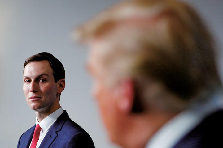 外交問題から選挙運動まで多様な問題に大きな影響力を持つクシュナー　TOM BRENNERーREUTERS