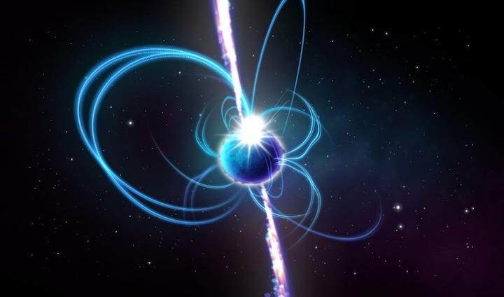 「マグネター」は死んだ星が強力な磁気を帯びたもの　　Credit: ICRAR.