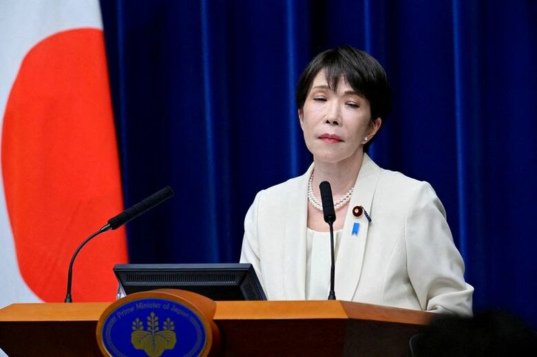 高市早苗首相。都内で7月代表撮影。 REUTERS