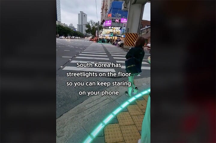 交差点にまさかの発想　@naturalkorean/TikTok