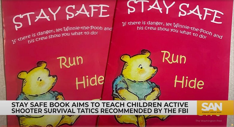 物議を醸した銃乱射対応マニュアル　Straight Arrow News-YouTube