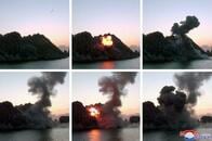 北朝鮮､「超大型多連装ロケット砲」の発射実験が成功と発表