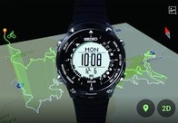 行動したルートを3Dで表示。スマホと連携するソーラーウォッチ SEIKO ランドトレーサー