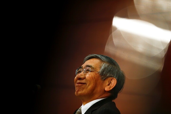 追加緩和を見送った黒田東彦・日銀総裁　Thomas Peter-Reuters