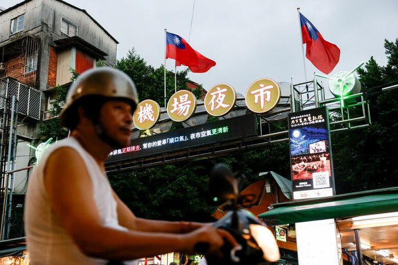 写真は24日、台湾・台北で撮影。 REUTERS/Ann Wang