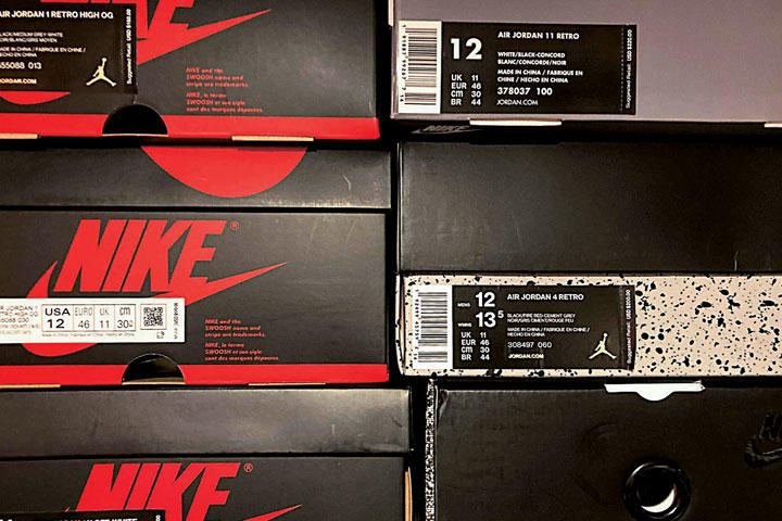 ナイキの「エア・ジョーダン」はスニーカー愛好家垂涎の的　Derreck Johnson-SLATE