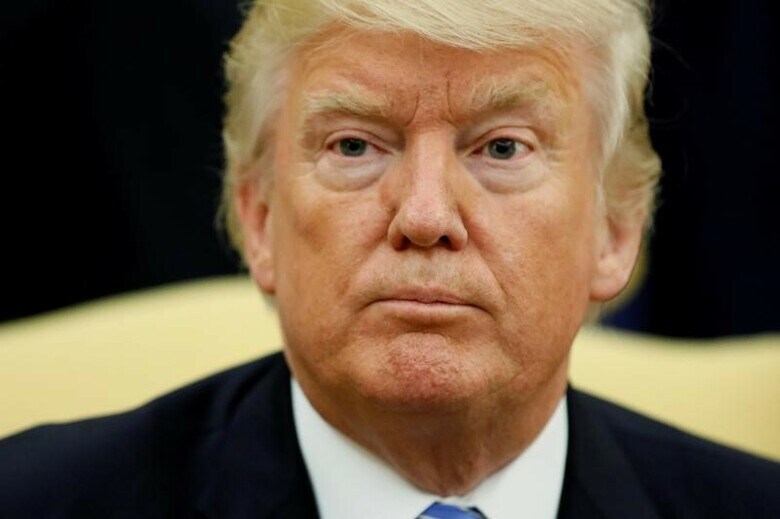 ６月２０日、トランプ米大統領（写真）は、中国は北朝鮮に核開発を放棄させるため、働きかけを行っているものの、これまでのところ失敗に終わっているとの見方を示した。ホワイトハウスで２０日撮影（２０１７年　ロイター／Jonathan Ernst）