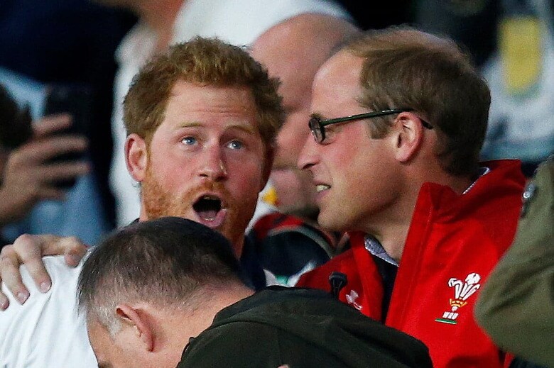 ウィリアム王子とヘンリー王子（2015年9月）　Andrew Winning-Reuters