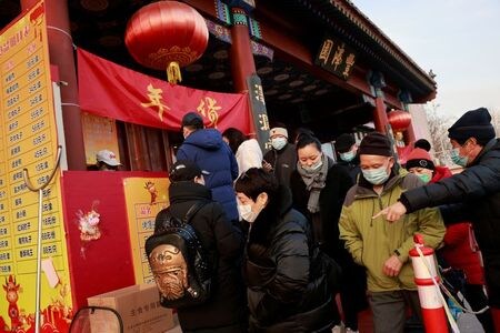 ２月９日、中国のホテルや飲食店は今年、さえない春節（旧正月）を覚悟している。写真は８日