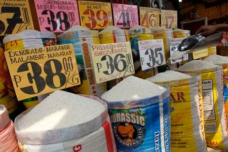 　フィリピン統計局が５日発表した６月の消費者物価指数（ＣＰＩ）上昇率は前年比５．４％と、５カ月連続で鈍化した。写真はマニラの市場で２０１４年３月撮影（２０２３年　ロイター/Romeo Ranoco）