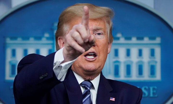 これだけの事態を前にしても「トランプ流」を変えない　Joshua Roberts-REUTERS