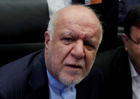 　７月１６日、イランのザンギャネ石油相はサウジアラビアのファリハ・エネルギー産業鉱物資源相への書簡で、先月の石油輸出国機構（ＯＰＥＣ）総会での供給合意は、加盟国が目標以上の増産を行う権利を与えていないと警告した。イラン石油省が運営するシャナ通信が報じた。写真は同石油相。６月にウィーンで撮影（２０１８年　ロイター／Heinz-Peter Bader）