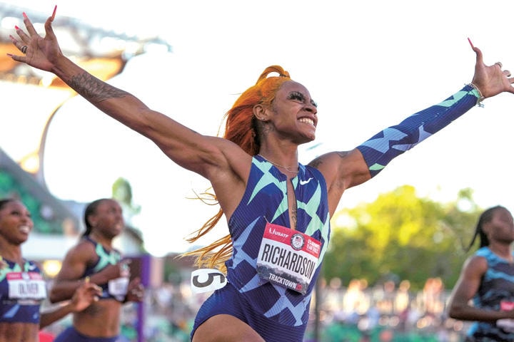 リチャードソンの走りを世界に生配信すれば多くのファンが楽しめる　KIRBY LEE-USA TODAY SPORTS-REUTERS