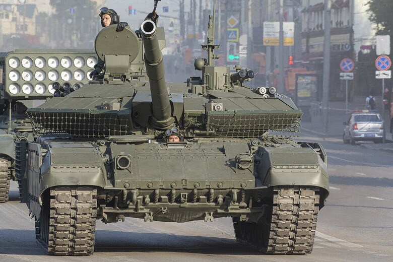 最新のT-90M戦車（2020年6月20日、ロシア・モスクワ）　Andrey Kryuchenko-Shutterstock
