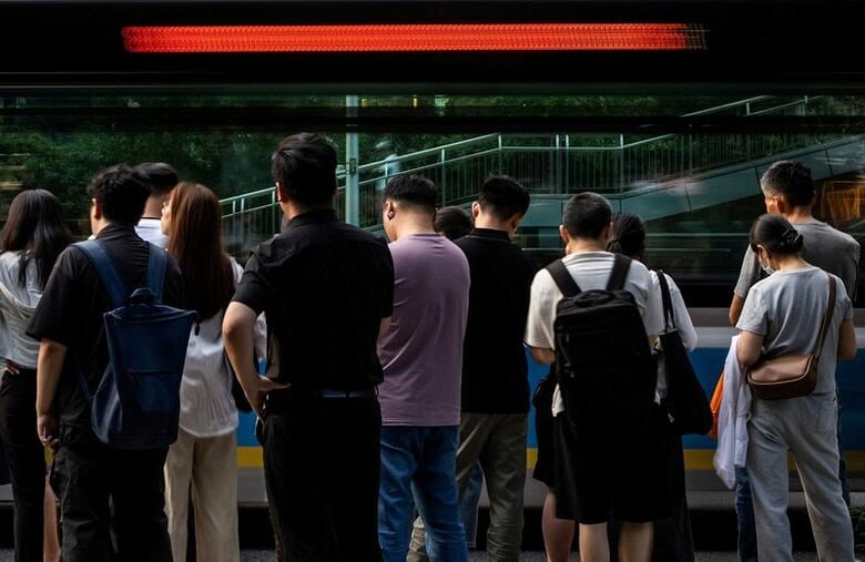 中国・北京のビジネス地区で7月撮影。REUTERS/Maxim Shemetov