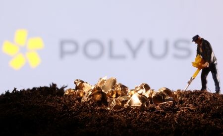 ロシア産金最大手ポリウスは２４日、人民元建て社債を発行したと発表した。資料写真、２０２１年１１月撮影（２０２２年　ロイター／Dado Ruvic）