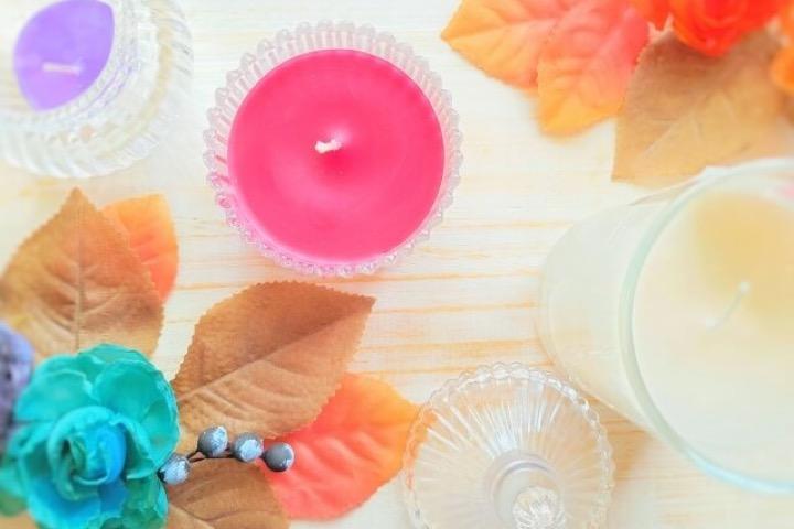 色鮮やかなキャンドル