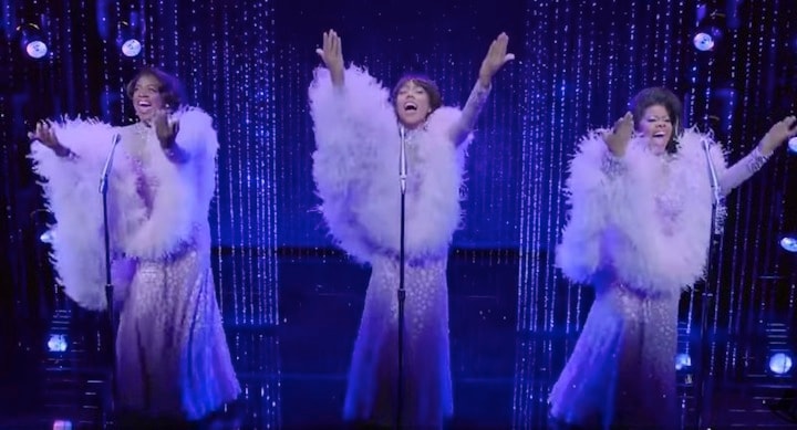 Amber Riley in Dreamgirls musical London clips inc. One Night Only-Youtube