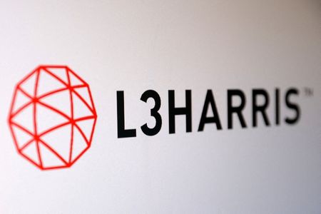 米防衛請負業者L3ハリス・テクノロジーズのロゴ。2025年7月撮影のイメージ写真。REUTERS/Dado Ruvic/Illustration