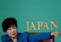 小池百合子・希望の党代表「都政で頑張る」　衆院選出馬を否定