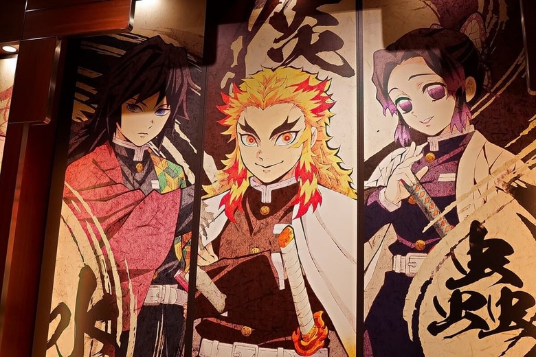 『鬼滅の刃』のキャラクター（冨岡義勇、煉獄杏寿郎、胡蝶しのぶ）Usa-Pyon-shutterstock