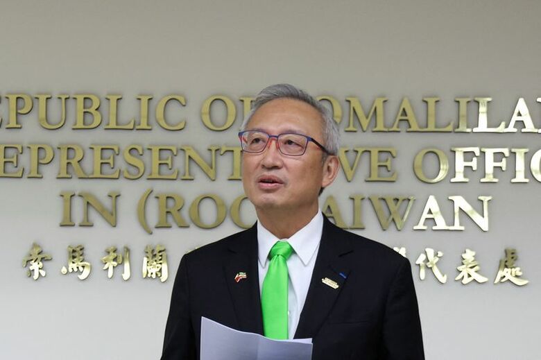 台湾外交部（外務省）の呉志中政務次長は２６日、台湾の自由を守るために米国が台湾に武器を供給し、世界中に台湾の半導体を供給することは、米国の国益にかなうとの見解を示した。写真は６月、台北で撮影（２０２６年　ロイター／Tsai Hsin-Han）
