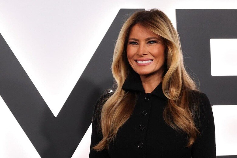 ドキュメンタリー映画『メラニア』のプレミアに登場したメラニア・トランプ（ワシントン、1月29日）　REUTERS/Kylie Cooper