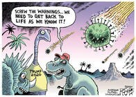 コロナ対策を拒否するトランプ支持者は現代の恐竜？（パックン）