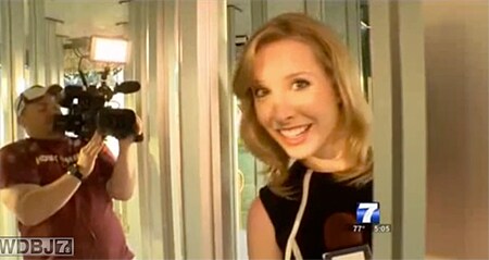 生中継中に殺されたパーカー（右）とウォード　WDBJ7