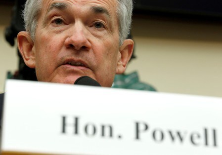 　３月２１日、米ＦＲＢが利上げを決定した。写真はパウエル議長。ワシントンで２月撮影（２０１８年　ロイター/Joshua Roberts）