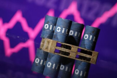 　原油先物価格は４月２９日、１バレル当たり１ドル超下落した。１月１５日撮影のイメージ写真（２０２４年　ロイター/Dado Ruvic/Illustration）